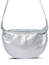 Eco leather mini cross bag Silver - THE GREEN LAB - BALAAN 9