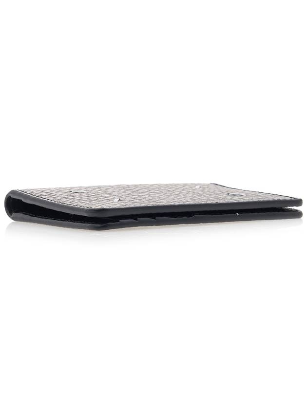 Bovine Leather Card Wallet Black - MAISON MARGIELA - BALAAN 6