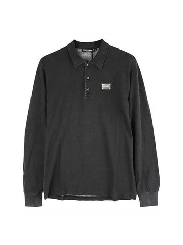 Logo Polo Shirt Black - DOLCE&GABBANA - BALAAN 1