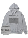 Social Stance Gray Overfit Hoodie Gray - MONSTER REPUBLIC - BALAAN 4