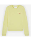 Fox Head Patch Regular Sweatshirt Yellow - MAISON KITSUNE - BALAAN 2