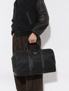 Re Nylon Saffiano Leather Duffel Bag Black - PRADA - BALAAN 3