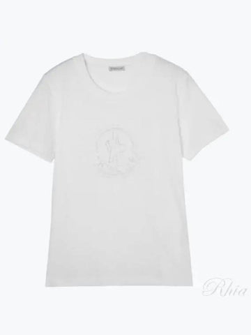 Women s short sleeved t shirt 8C00017 829FB 033 - MONCLER - BALAAN 1