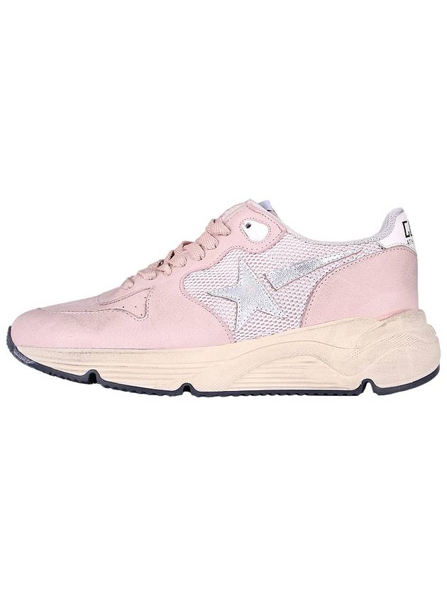 Running Sole Sports Low Top Sneakers Silver Pink - GOLDEN GOOSE - BALAAN 4