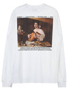 Caravaggio Root Print Long Sleeve T-Shirt White - OFF WHITE - BALAAN 4