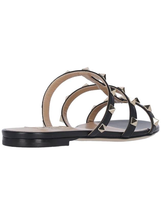 Valentino Garavani Sandals Black - VALENTINO - BALAAN 4