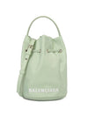 Wheel Drawstring XS Bucket Bag Green - BALENCIAGA - BALAAN 1