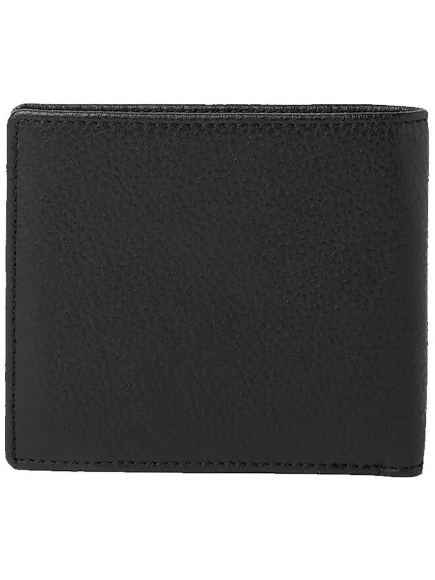 Men's Silver Logo Half Wallet Black - VIVIENNE WESTWOOD - BALAAN 4