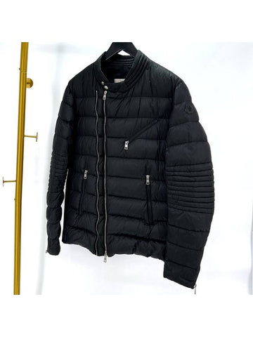 Black Waffen Rider Padded Jacket Size 5 - MONCLER - BALAAN 1