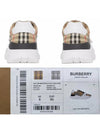 Vintage Check Suede Leather Sneakers Archive Beige - BURBERRY - BALAAN 6