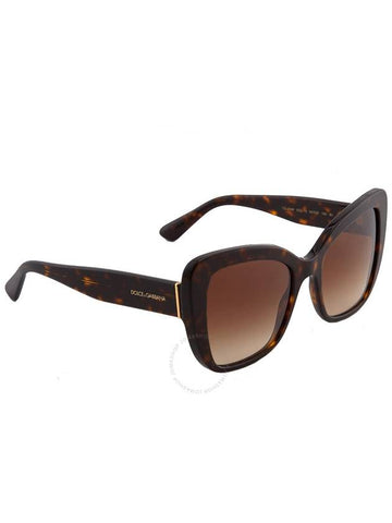 Dolce and Gabbana Brown Gradient Butterfly Ladies Sunglasses DG4348 502/13 54 - DOLCE&GABBANA - BALAAN 1