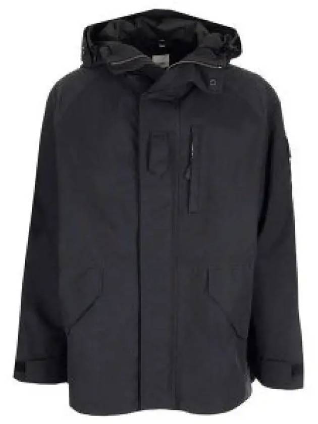 EKD Print Nylon Hooded Parka Black - BURBERRY - BALAAN 2