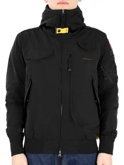 Men's Gobi Spring Hooded Bomber Black - PARAJUMPERS - BALAAN 2