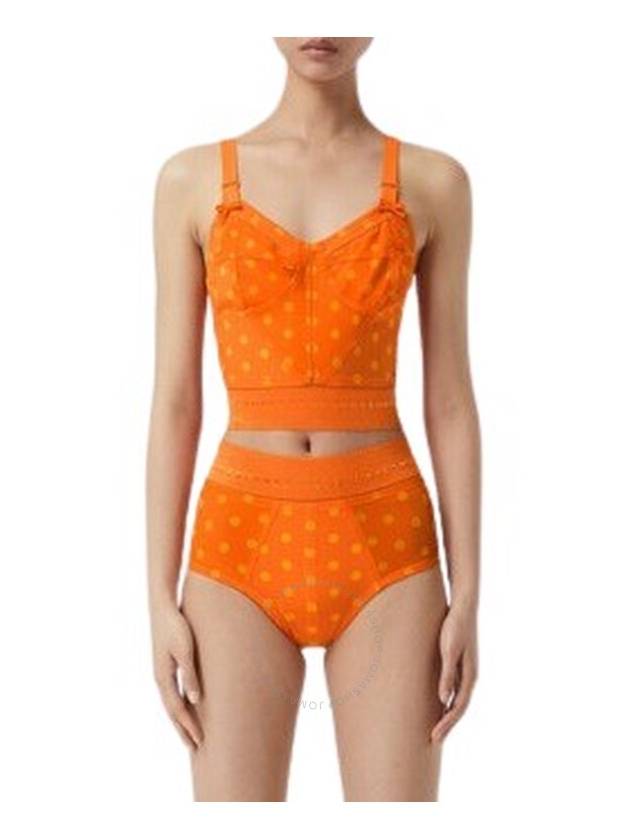 Burberry Ladies Dandelion Polka Dot Print Mohair Wool Brief Size X Small - BURBERRY - BALAAN 1