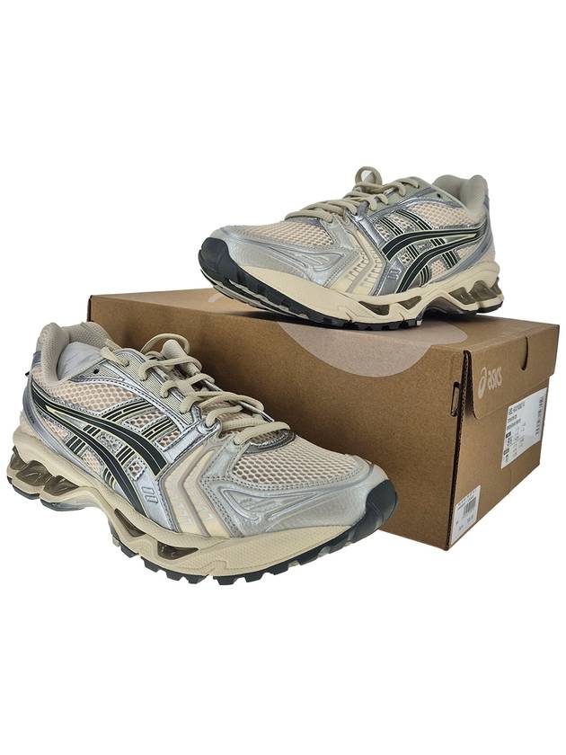 Gel Kayano 14 Low Top Sneakers Birch Dark Pewter - ASICS - BALAAN 10