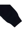 Women's Logo Cashmere Knit Top Blue - MIU MIU - BALAAN.
