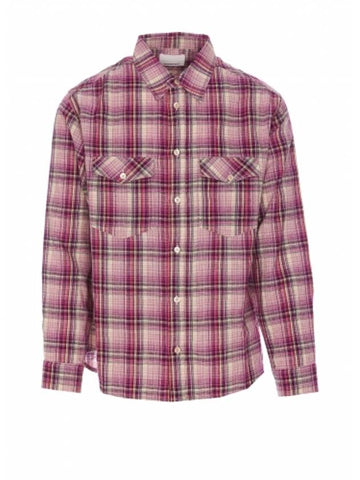 Lydian Long Sleeve Shirt Pink - ISABEL MARANT - BALAAN 1