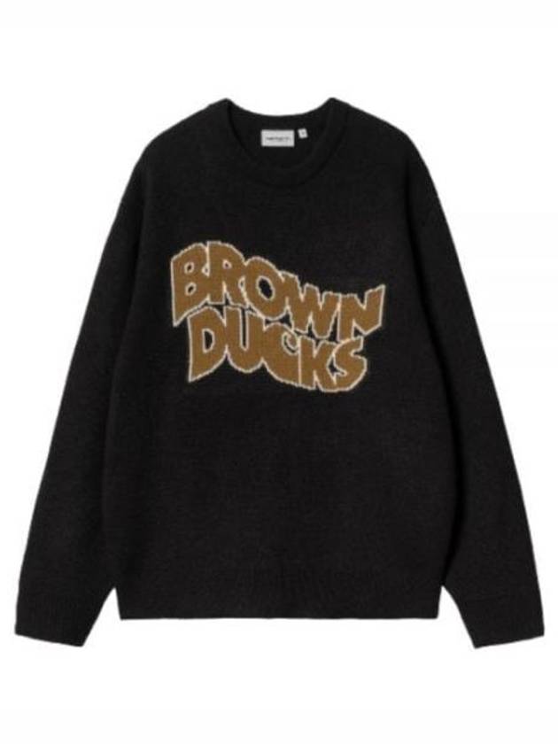 Brown Ducks Knit Top Black - CARHARTT WIP - BALAAN 2