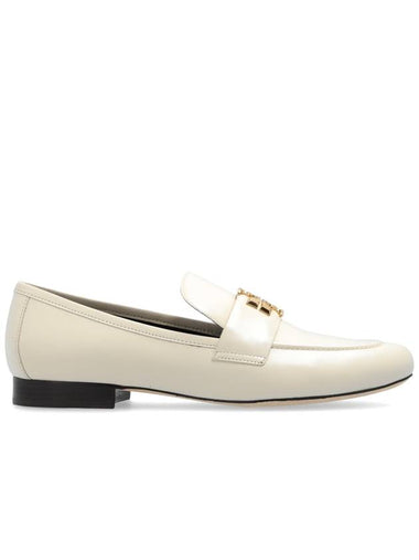 Tory Burch Shoes Eleanor Type Loafers, Women's, Cream - TORY BURCH - BALAAN 1