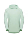 Men's Selun FL Sun Hoodie Mint - MAMMUT - BALAAN 1