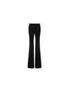 Wool Flare Wide Pants Black - SAINT LAURENT - BALAAN 2