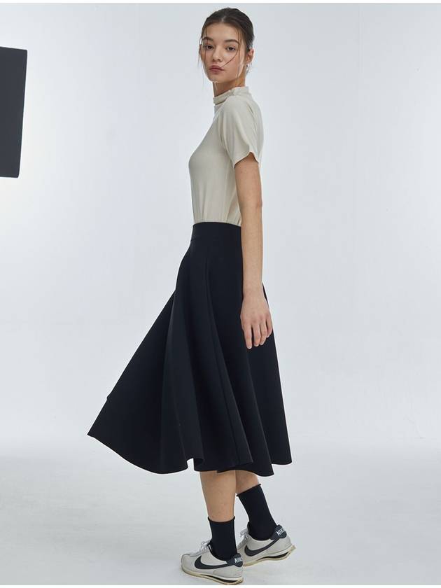 Flare Span Long Skirt Black - MANAVIS7 - BALAAN 2