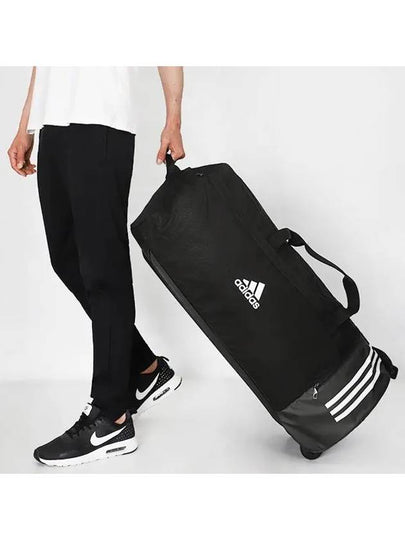 3 Stripes Wheeled XL Duffel Bag Black - ADIDAS - BALAAN 2