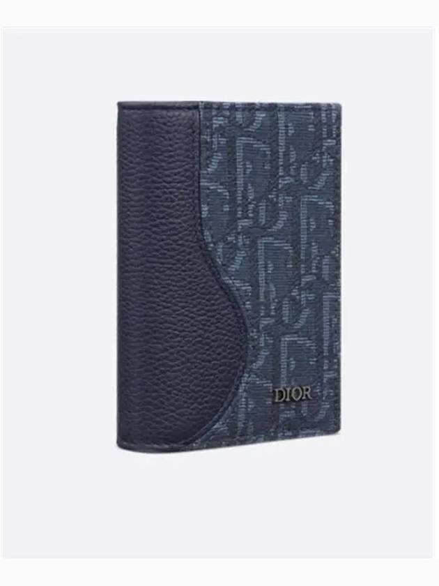 Saddle Vertical 2 tier Card Wallet 2ADCH169YKS H53E - DIOR - BALAAN 1