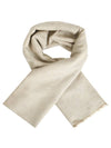 GG wool jacquard muffler beige - GUCCI - BALAAN.