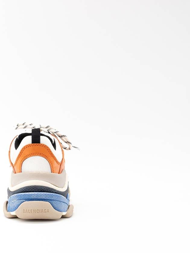 Triple S Low-Top Sneakers Blue Orange - BALENCIAGA - BALAAN 6