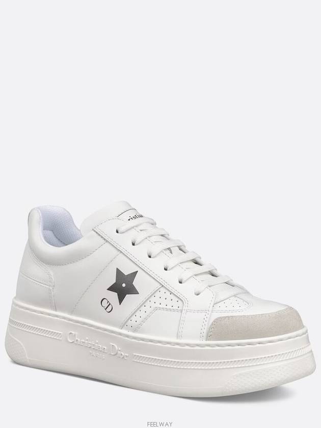 Star Platform Low Top Sneakers White - DIOR - BALAAN 3