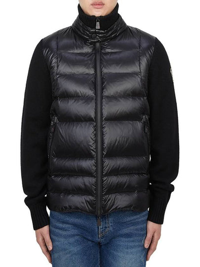 Grenoble Padded Zip-Up Jacket Black - MONCLER - BALAAN 2