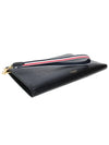 RWB Strap Medium Folio Clutch Black - THOM BROWNE - BALAAN 6