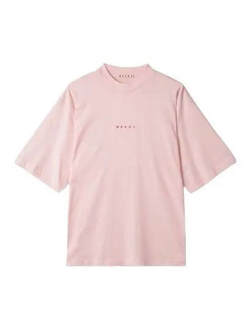 1 000 won payment benefit logo short sleeve t shirt pink candy - MARNI - BALAAN 1