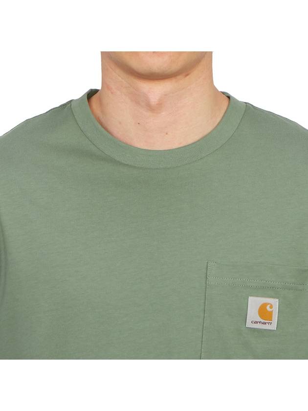 Pocket Short Sleeve T-Shirt Park Green - CARHARTT WIP - BALAAN 6