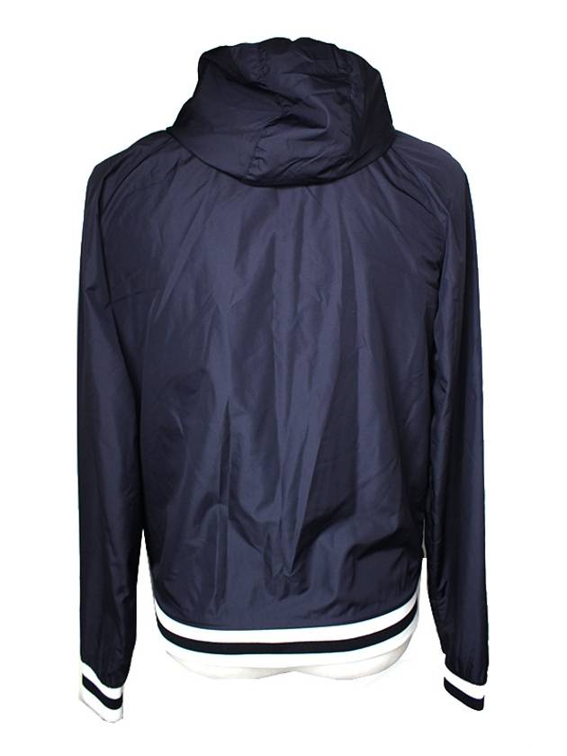 Maison Kitsune Navy Windbreaker Men s Hooded Jacket 90 - MAISON KITSUNE - BALAAN 2