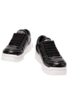 Padded Nappa Leather Low Top Sneakers Black - PRADA - BALAAN 2