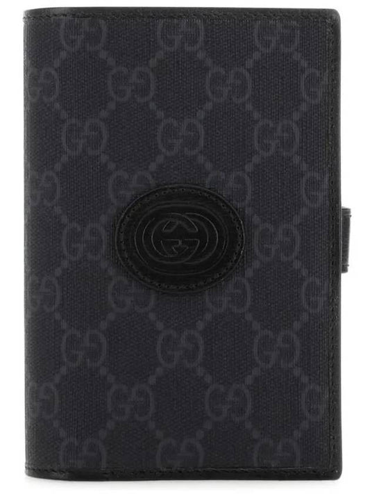 Gucci Interlocking G Passport Wallet Black - GUCCI - BALAAN 2