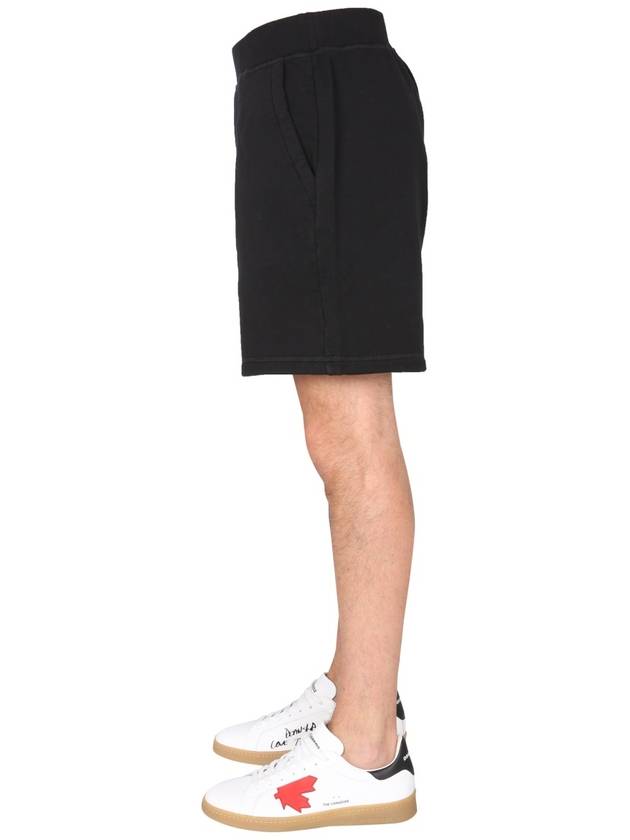 Men's Icon Bermuda Shorts Black - DSQUARED2 - BALAAN 4