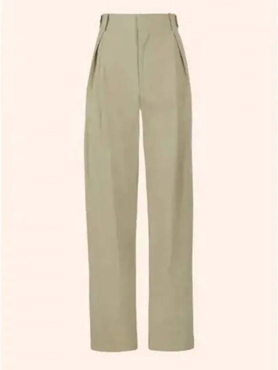 Cotton Straight Pants Beige - BOTTEGA VENETA - BALAAN 2