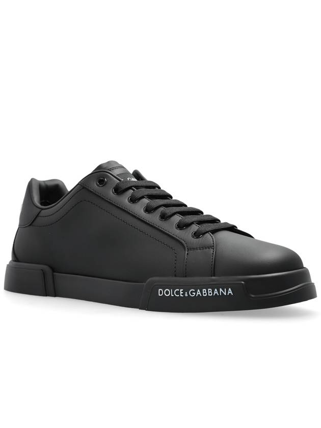 Dolce & Gabbana Sneakers Portofino, Men's, Black - DOLCE&GABBANA - BALAAN 4