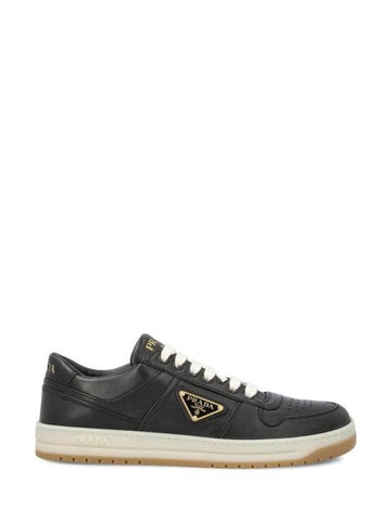 Downtown Nappa Leather Sneakers Black - PRADA - BALAAN 1