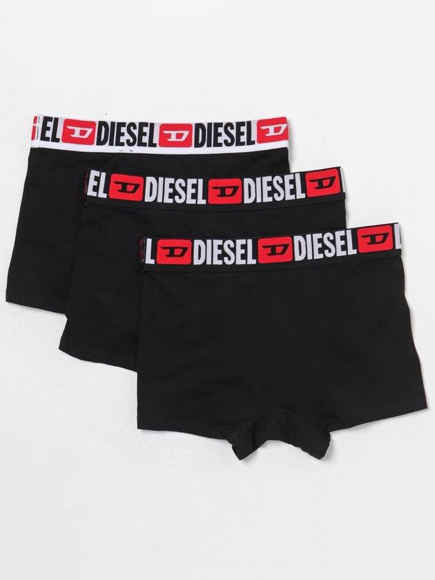 Set of 3 Diesel boxer shorts in stretch cotton - DIESEL - BALAAN 2