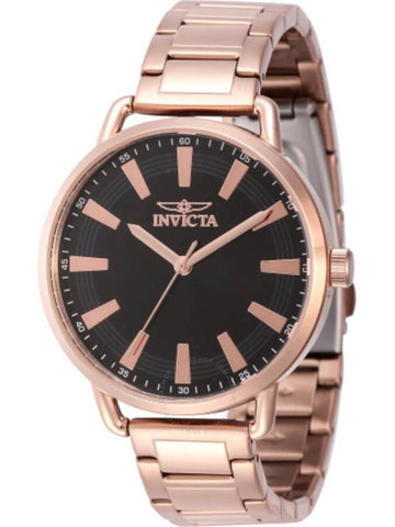 Invicta Wildflower Quartz Black Dial Ladies Watch 46335 - INVICTA - BALAAN 1