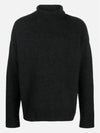 Wool Turtleneck Grey - AMI - BALAAN 3