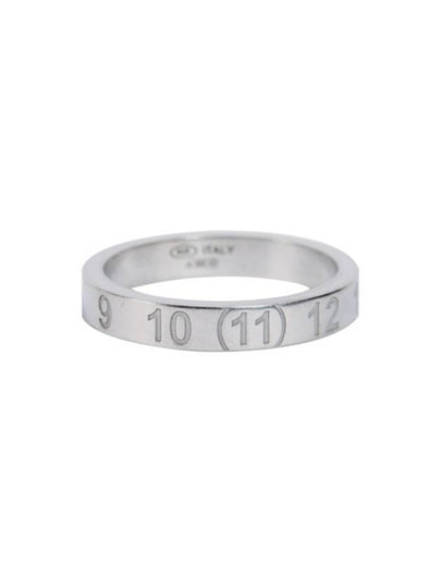 Numerical Engraved Logo Ring Silver - MAISON MARGIELA - BALAAN 2