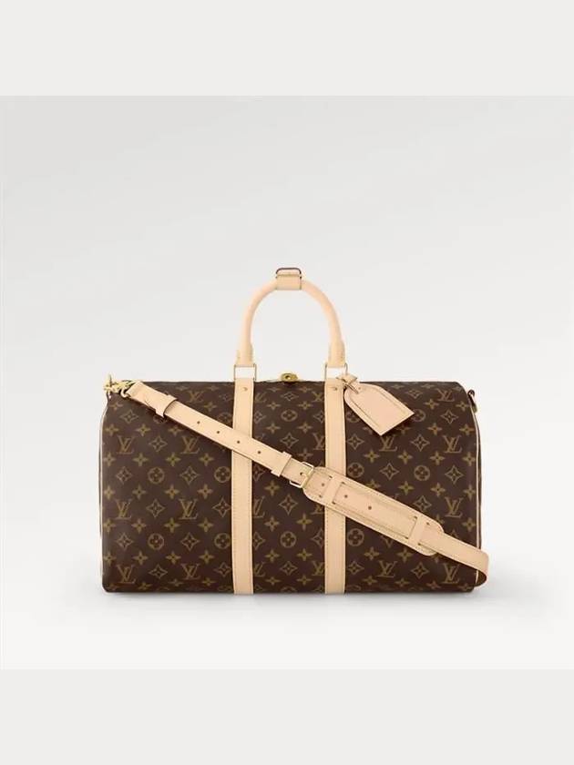 Keepall Bandouliere Monogram Duffel Bag Brown - LOUIS VUITTON - BALAAN 2