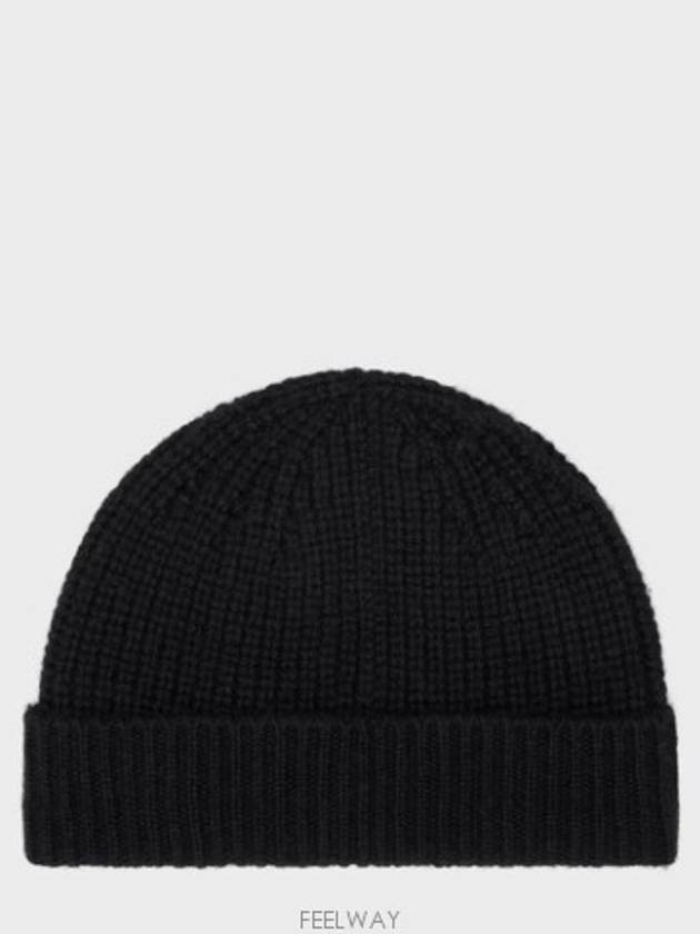 Triomphe Cashmere Seamless Beanie Black - CELINE - BALAAN 4