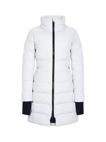 Women s Detachable Hooded Goose Down Padded Coat Light Gray 270189 - HERNO - BALAAN 1