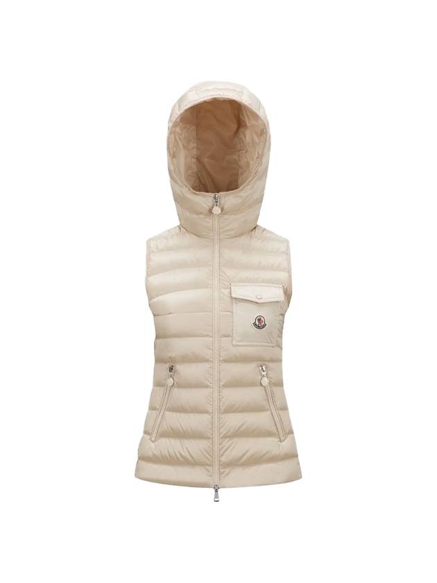 Glygos Down Vest Beige - MONCLER - BALAAN.